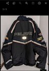 Vintage Pure Polaris Snowmobile Jacket  Black Embroidered Racing Coat 2x Mens