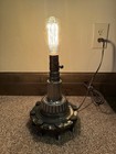 Steampunk Industrial automotive Gear Lamp With Edison Light Bulb