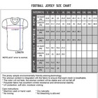 Custom Football Jersey Personalized Team Name Number V Neck Print Sports T-shirt