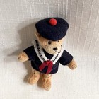 Jointed Teddy Bear Handmade Costume Vintage Miniature Nautical Sailor