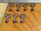 Vintage antique  Lot Of 7 Small Hollow Barrel Skeleton Keys Lot 3