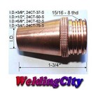 Weldingcity   25pk Mig Welding Gun Nozzle 24ct-62s 5 8  For Lincoln Tweco 300-400