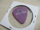C C Deville Poison  Authentic Purple Guitar Pick