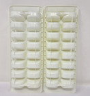 2 Rubbermaid Ice Cube Trays Stackable White  2867 Quick Release 16 Slots   Usa  