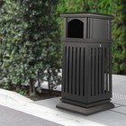Outdoor Trash Can Commercial Garbage Bin Heavy Duty Yard Garage Waste Container