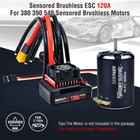Rocket-rc 120a Esc Sensored Brushless 2 3s For Rc 1 10 Truck Short Course Cars