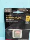 Sandisk Extreme Plus 64gb Sdxc Uhs-i Memory Card 170mb s 4k V30 U3 Class 10