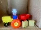 Fisher-price Little People Western Town Playset W  Figures Horse Wagon 1986