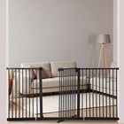 30 - 69  Baby Safety Gate Extra Wide Walk Thru Pet Dog Fence Door Child Indoor