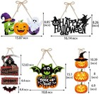 Halloween Home Front-porch Door Hanger-decor - 5pcs Hanger 
