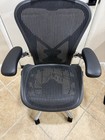 Herman Miller Aeron Chair Size B Fully Loaded  Posturefit Support With Headrest