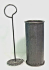 Antique Vintage  badger Egg Churn  Tin Metal Beater Syllabub Churn