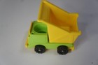 Vintage Fisher Price Little People Construction Trucks Dump   Loader Play Set