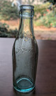 Vintage Green Cinco Cola Soda Bottle  Greenville Sc  Stars On Neck  Rare