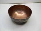 Antique Middle Eastern Arabic Bowl Or Persian Copper Bowl Engraved Patterns