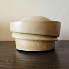 Millinery Hat Block Vintage Wooden Supplies Form Antique Mold Wood Shape