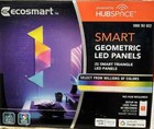 Ecosmart Hubspace Smart Color Changing 5 Geometric Triangle Led Light Panels