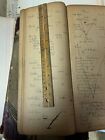 Antique Merchants Ledger Account Handwritten Pages Mix Sz 1858-1970 Junk Journal