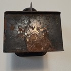 Vintage Black Metal Mechanical Postal Letter Scale W  Dial   Platform Tray