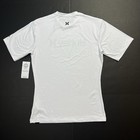 Hurley One   Only Quickdry S s Rashguard Upf 50  White Mens Size Large Nwt
