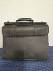 Kenneth Cole Reaction Brown Leather Briefcase  Adjustable Strap