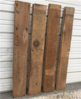 4 Barn Wood Reclaimed Planks  Wall Siding Boards  Rabbet Edge Lumber A43 