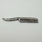 Simmons 925 Sterling Silver Moustache Beard Comb Vintage Charm