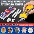 800-pack Heavy Duty Single Edge Razor Blades For Scraping  Labels  Decals  Boxes