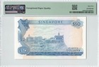 Singapore 50 Dollars 1973  P-5d  Sign  Sen  Pmg 65 Epq Gem Unc  Orchid Series