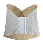 New Davids Bridal Seamless Bustier Corset Bra 36b Strapless White Longline