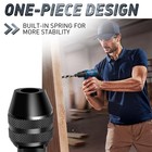 2 Pack Yafiya Compatible Chuck Adapter Quick Change Keyless Drill Chuck Repla   