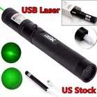 990miles Green Laser Pointer Pen 532nm Astronomy Star Beam Usb Rechargeable 1mw