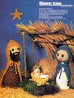 Macrame For Christmas 12 Projects   1978 Snowman  Nativity  Tree  Santa  Bells   