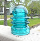 Nice Aqua Cd 205 Hemingray 55 Glass Insulator  g 