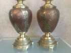 Rare Pair Of Oil Lamp With Moderator Syst  me Of Victorian Period 1860