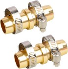 Garden Hose Repair Kit Connector Repair Mender Stainless Clamp Fits 3 4 -5 8  