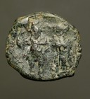 B22-62 Byzantine Heraclius 610-641ad Ae Half Follis  Constantinple Mint  Year 20