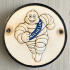 Michelin Man Mascot 1889 Cast Iron Plaque