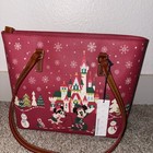 Disney Dooney   Bourke Family Christmas Tote  Mickey Minnie 2024 Nwt