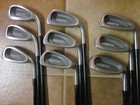 Vintage Mens Spalding Golf Right Hand Iron Set  3-9  Pw   Sw med  Firm Graphite