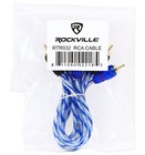 Rockville Rtr032 3 Foot 2 Channel Twisted Pair Rca Cable Split Pin  100  Copper