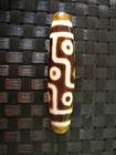 Promise Genuine 100  Old Tibetan  9-eye  Dzi Bead  Rare unusual Perfect   aaaaaa