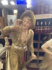 Antique Large Royal Dux Art Nouveau 17    Pair Statues Fisherman  Sailor   Maiden