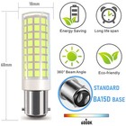 Ba15d Led Bulb 15t7dc Base Sewing Machine Light Bulbs Double Contact Bayonet    