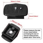 Weewooday 2 Pieces 35 Mm Tripod Quick Release Plate Tripod Adapter Mount Came   