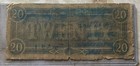 1864 The Confederate States Of America  20 Dollar Bank Note - Richmond  Va   Csa