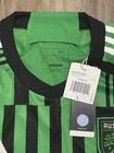 Adidas Men   s Austin Fc Home Las Voces Kit Soccer Jersey Large L Mls Us Brand New