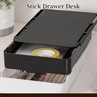 Under Desk Drawer Organizer  Storage Box Self-adhesive Stationary Container1638