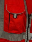 Orange Workwear Vest With Pockets And Zipper Trafiic  Construction Riding Constr