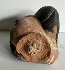 Unique Vintage Terracotta Asian Chinese  Head 4 5 Inches Tall